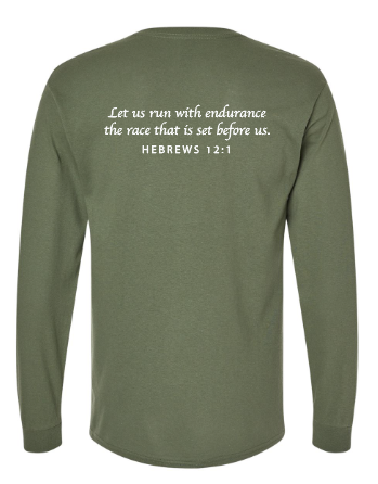 Coach BellaCanvas L/S T-shirt (mil green)(adult)