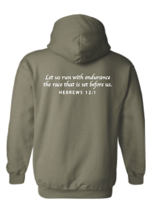 Coach Gildan Hooded Sweatshirt (mil green)(adult)