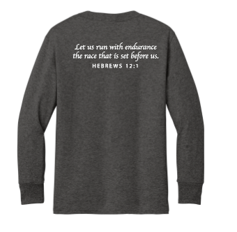 Coach BellaCanvas L/S T-shirt (deep heather)(adult)