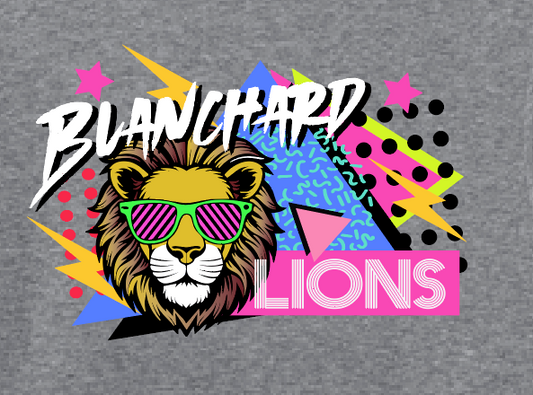Blanchard PTO "90's Blast" Design Comfort Colors S/S T-shirt (adult)(grey)