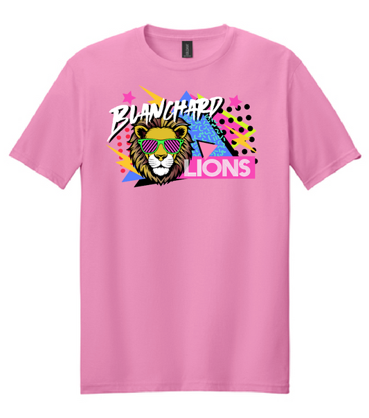Blanchard PTO "90's Blast" Design Comfort Colors S/S T-shirt (adult)(neon pink)