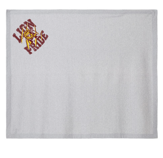 Blanchard PTO "Pride" Design Gildan Fleece Blanket (heather)