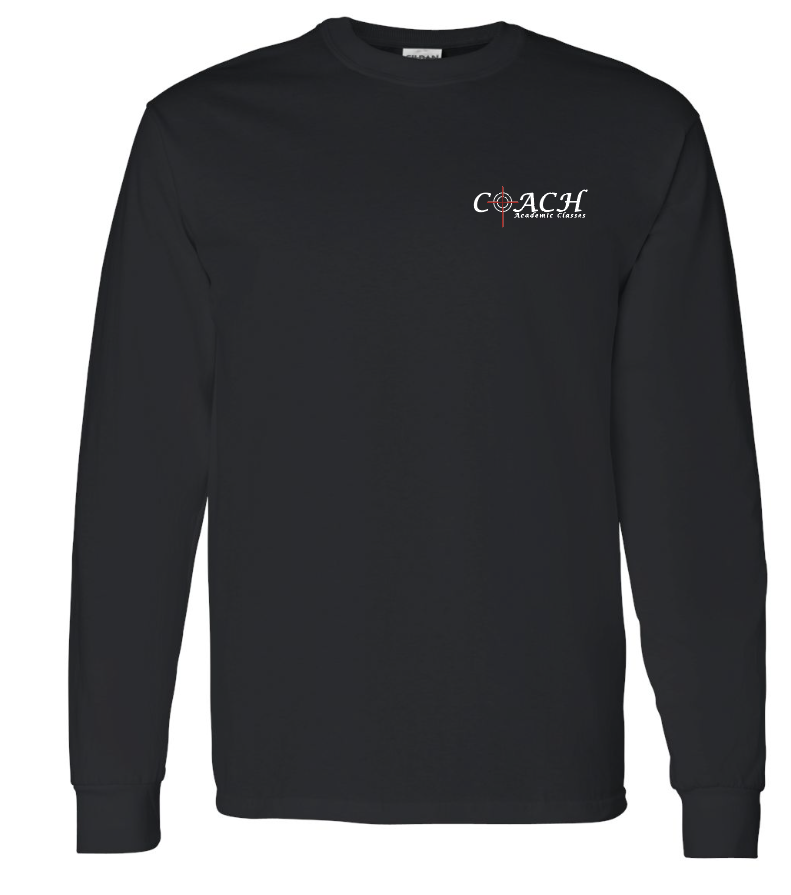 Coach Gildan L/S T-shirt (black)(youth)