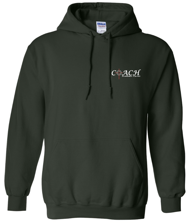 Coach Gildan Hooded Sweatshirt (forest)(youth)