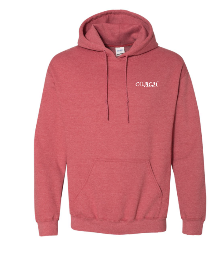 Coach Gildan Hooded Sweatshirt (red)(adult)