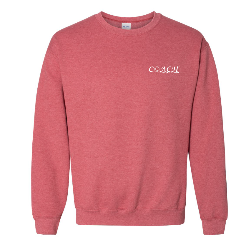 Coach Gildan Crewneck Sweatshirt (red)(adult)