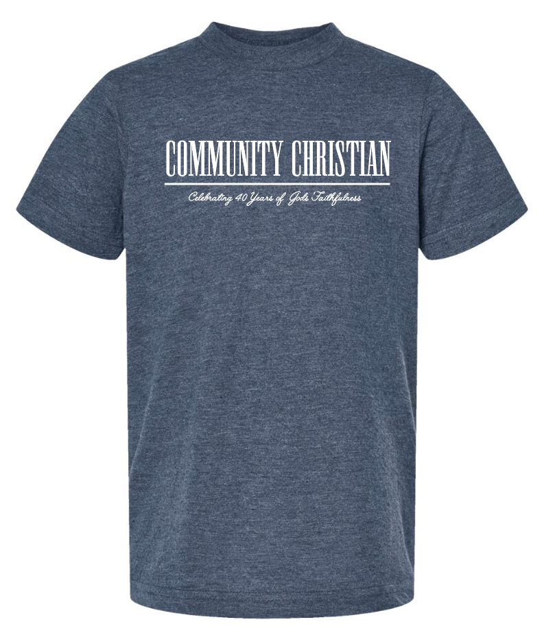 CCS PTSF "40 Years Simple" Design S/S T-shirt (denim)