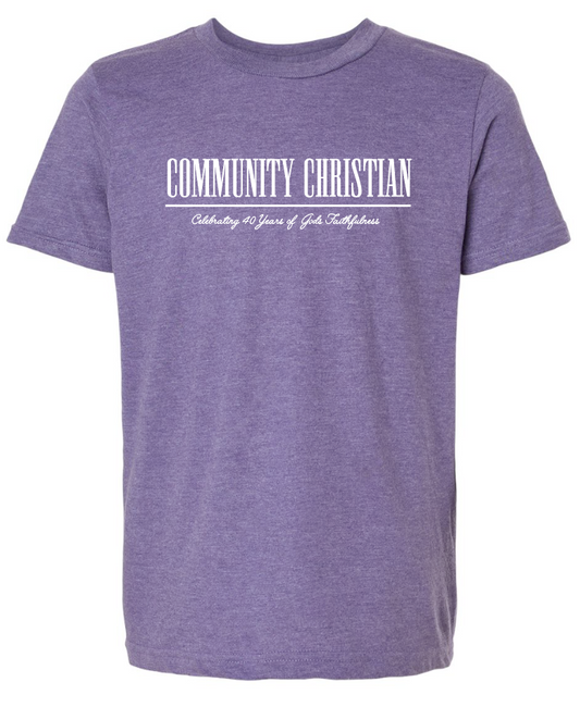 CCS PTSF "40 Years Simple" Design S/S T-shirt (purple)