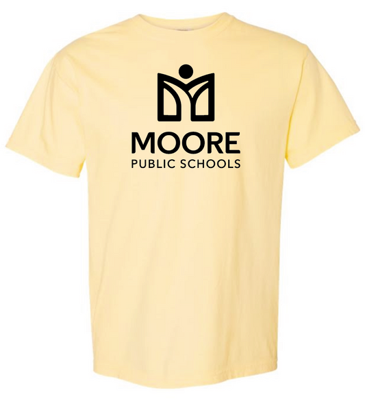 Moore Public Schools "Logo" Comfort Colors S/S T-shirt (butter)
