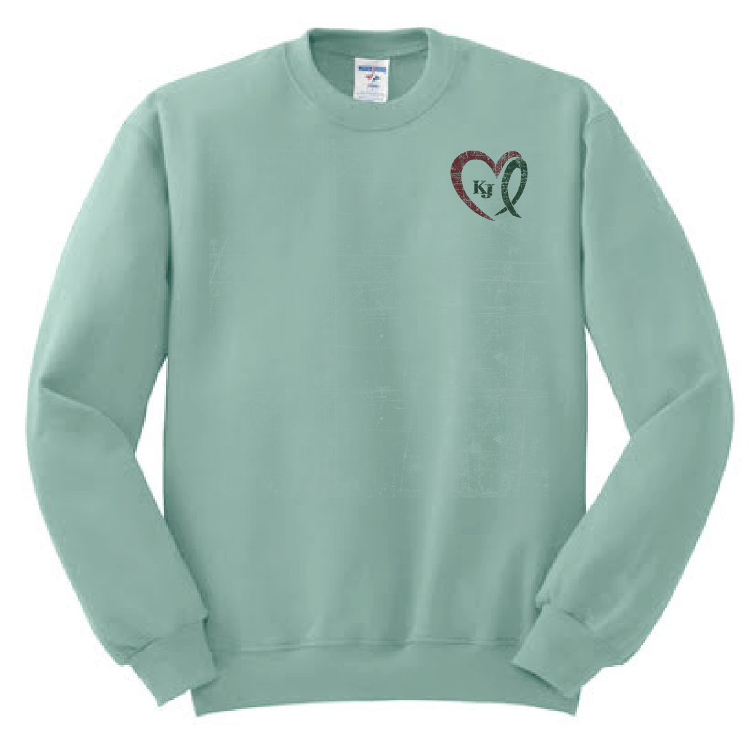 Team Kristi "Heart" Design Crewneck Sweatshirt (adult)