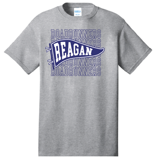 Reagan "Pennant" Design S/S T-shirt