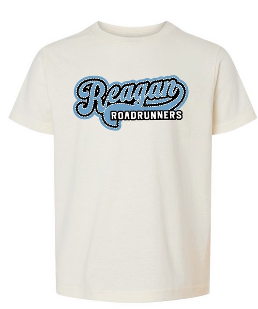Reagan "Script Stitch" Design S/S T-shirt