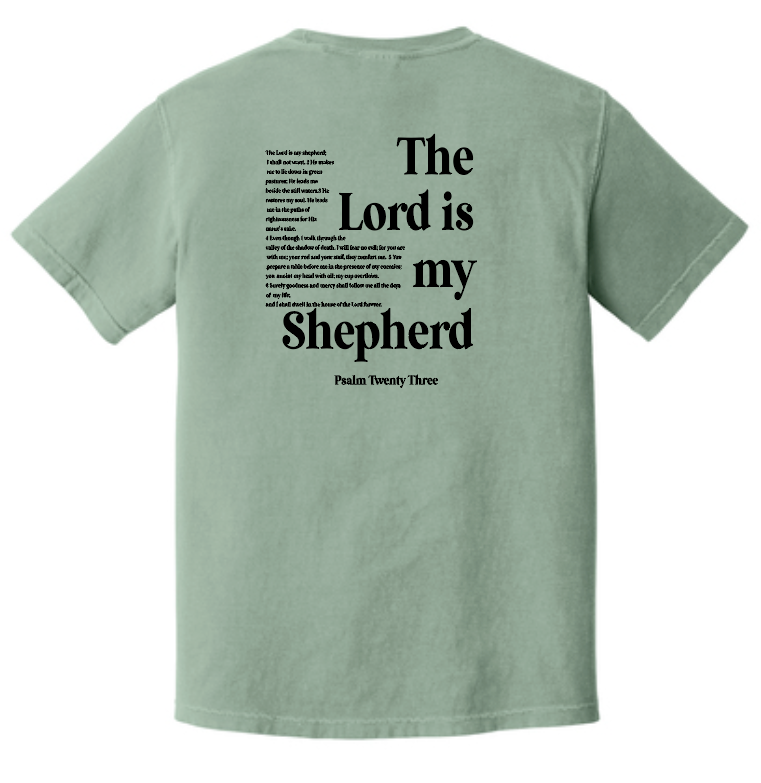 St. Andrews "Psalm 23" Design Comfort Colors S/S T-shirt (bay)(adult)