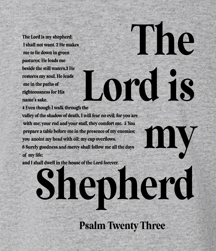 St. Andrews "Psalm 23" Design Rabbit Skins S/S T-shirt (heather)(infant/toddler)
