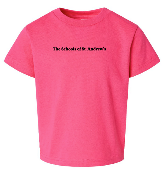 St. Andrews "Psalm 23" Design Rabbit Skins S/S T-shirt (hot pink)(infant/toddler)