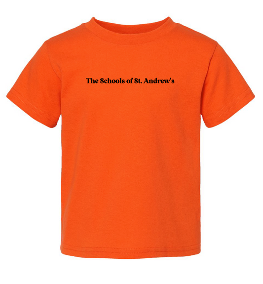 St. Andrews "Psalm 23" Design Rabbit Skins S/S T-shirt (orange)(infant/toddler)