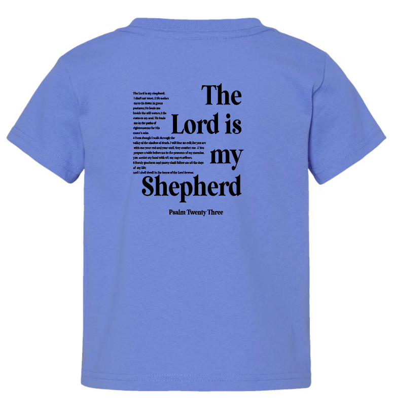 St. Andrews "Psalm 23" Design Rabbit Skins S/S T-shirt (c. blue)(infant/toddler)