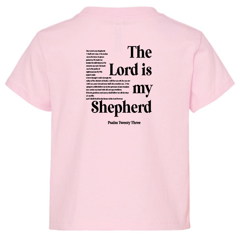 St. Andrews "Psalm 23" Design Rabbit Skins S/S T-shirt (pink)(infant/toddler)