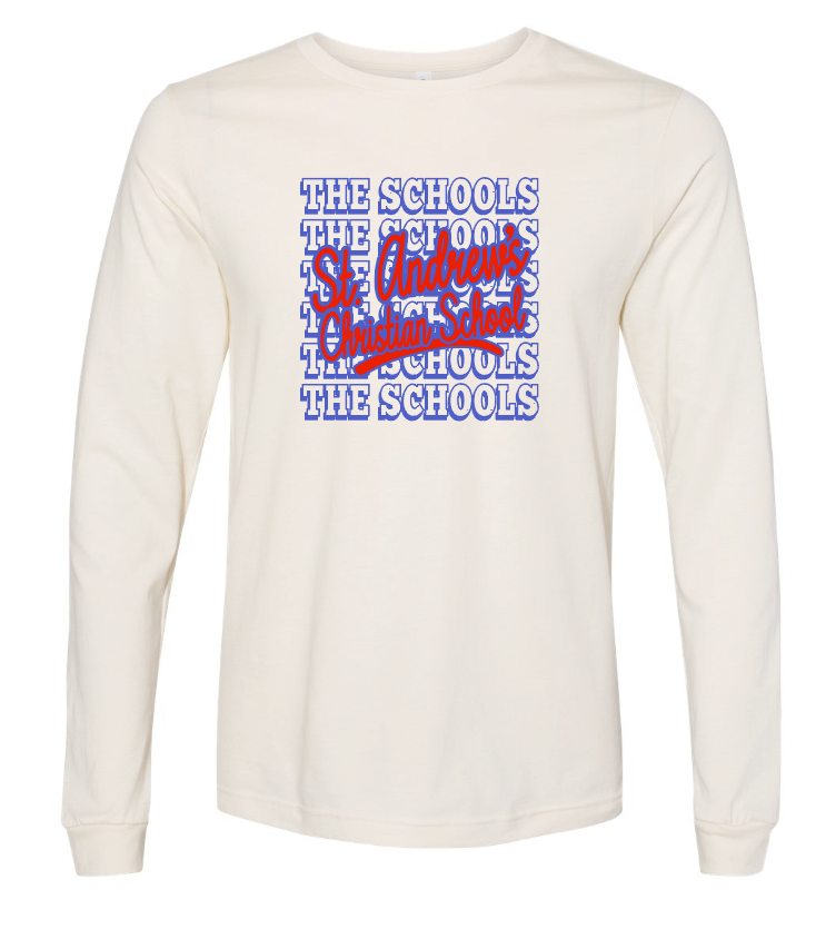 St. Andrews "SACS" Design BellaCanvas L/S T-shirt (adult)