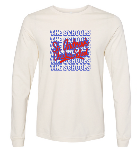 St. Andrews "SACS" Design BellaCanvas L/S T-shirt (youth)