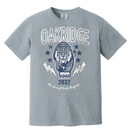 Oakridge 6th "Class of 2032" Design S/S T-shirt (granite)