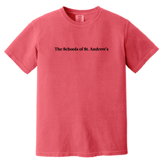 St. Andrews "Psalm 23" Design Comfort Colors S/S T-shirt (paprika)(adult)