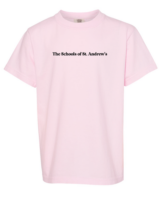 St. Andrews "Psalm 23" Design Comfort Colors S/S T-shirt (blossom)(youth)
