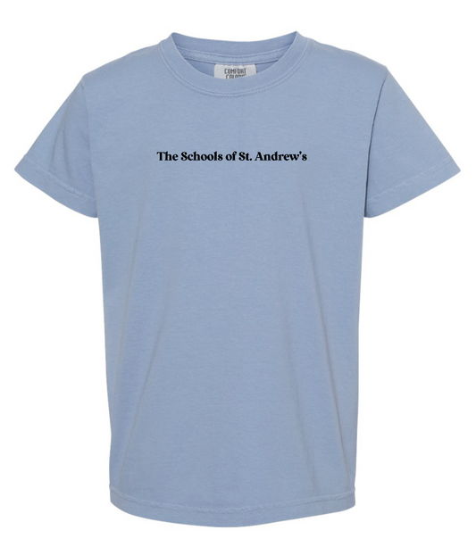 St. Andrews "Psalm 23" Design Comfort Colors S/S T-shirt (wash denim)(youth)