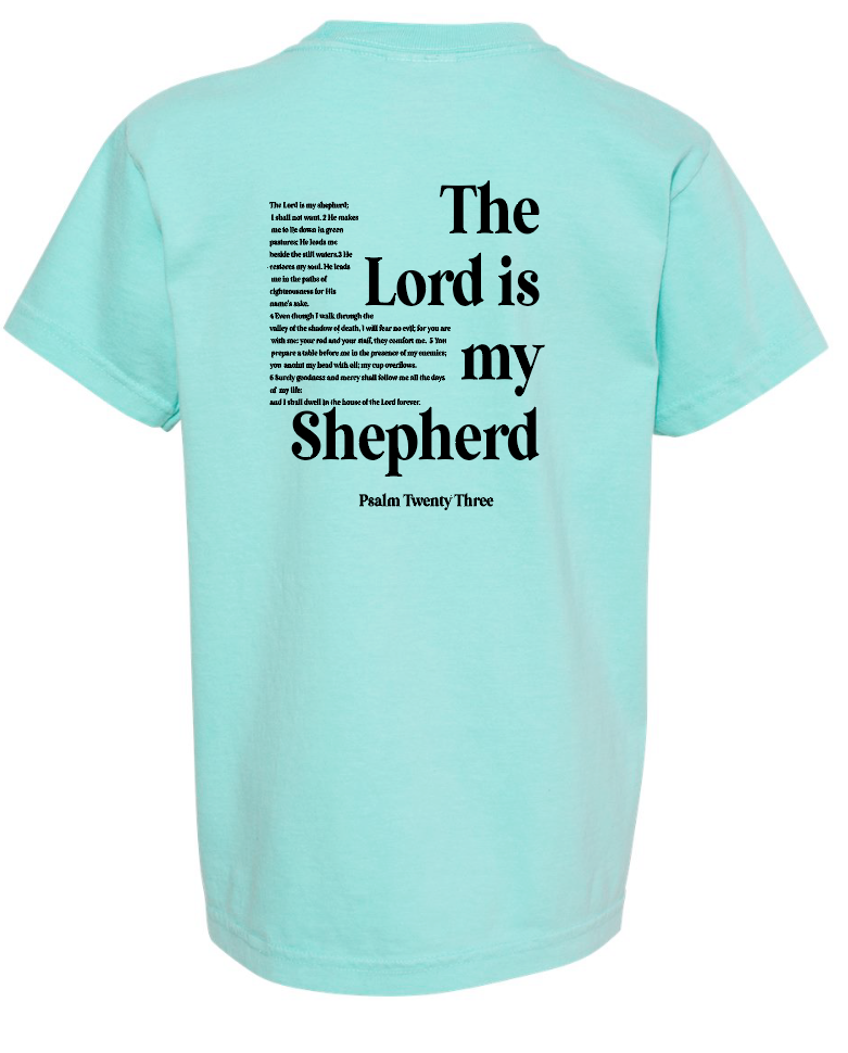 St. Andrews "Psalm 23" Design Comfort Colors S/S T-shirt (mint)(youth)