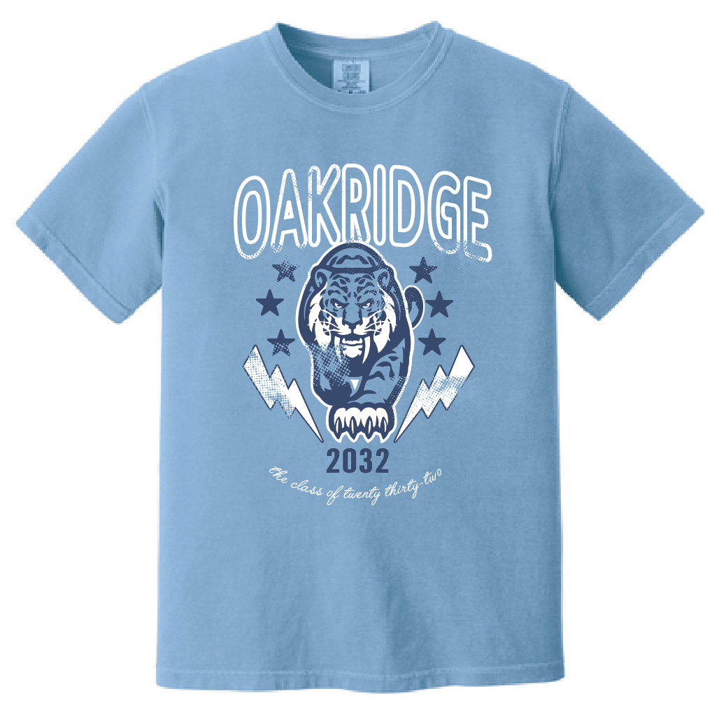 Oakridge 6th "Class of 2032" Design S/S T-shirt (blue)