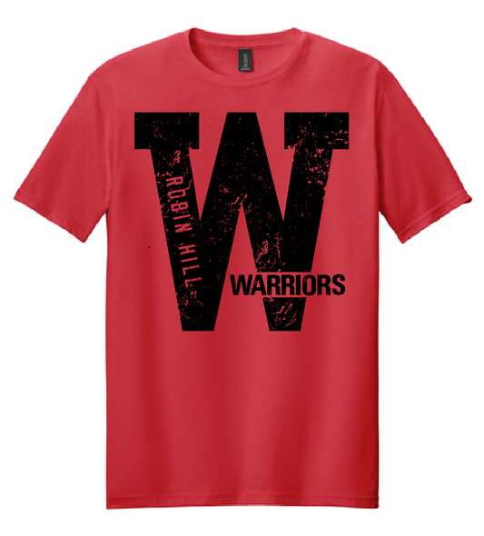 Robin Hill "Big W" Design S/S T-shirt (red)