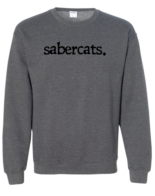 Southmoore PTSA "Typewriter" Design Crewneck Sweatshirt (drk heather)