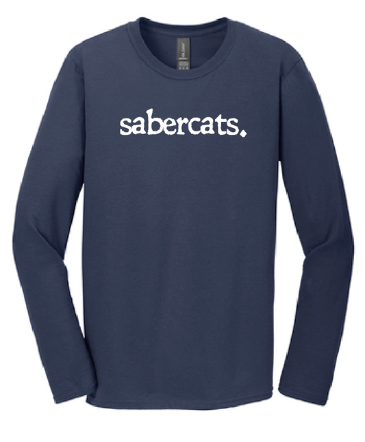 Southmoore PTSA "Typewriter" Design L/S T-shirt (navy)