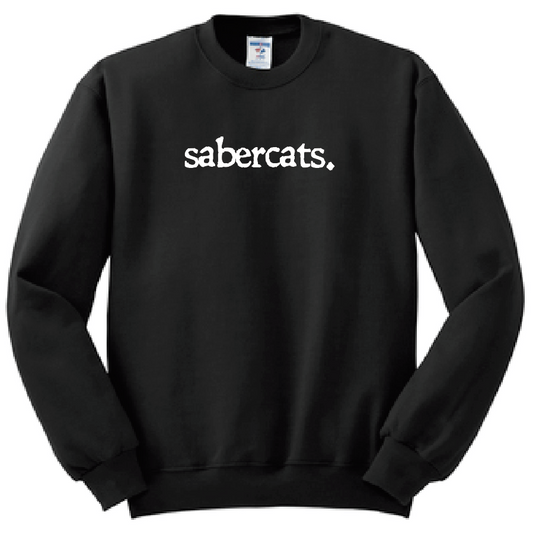 Southmoore PTSA "Typewriter" Design Crewneck Sweatshirt (black)