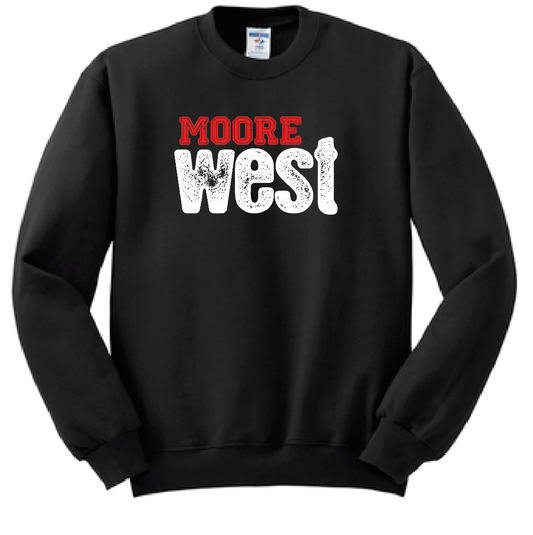 Moore West "Crusty" Design Crewneck Sweatshirt