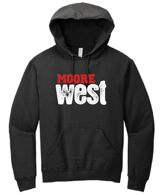 Moore West "Crusty" Design Hooded Sweatshirt