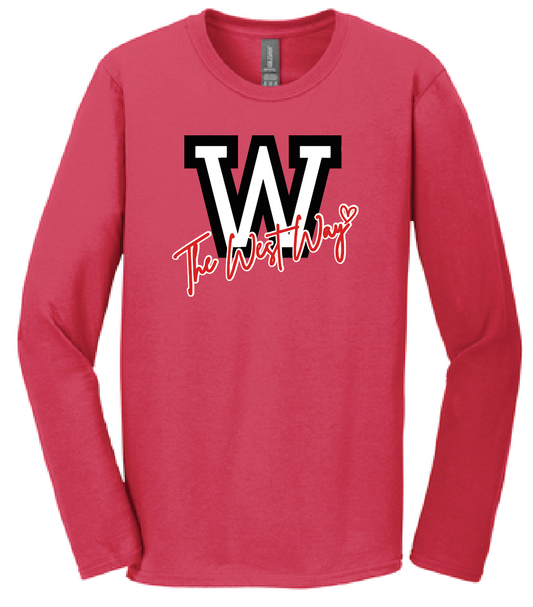 Moore West Staff "West Way" Design L/S T-shirt