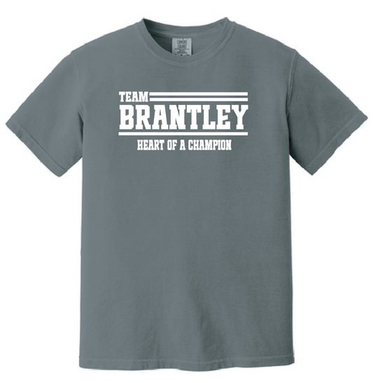 Team Brantley (Option 1) Comfort Colors S/S T-shirt (granite)