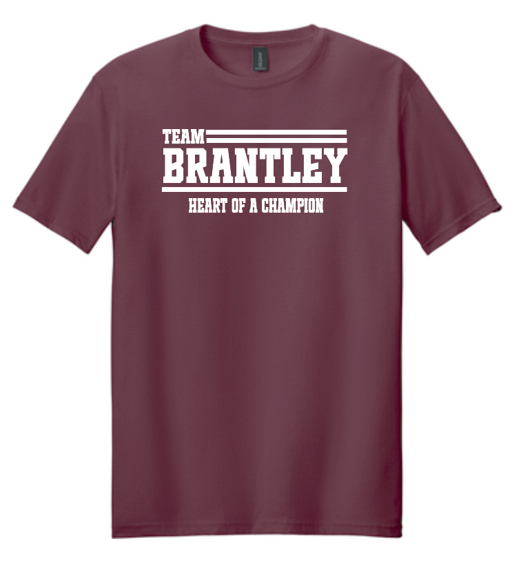 Team Brantley (Option 1) Softstyle S/S T-shirt (maroon)