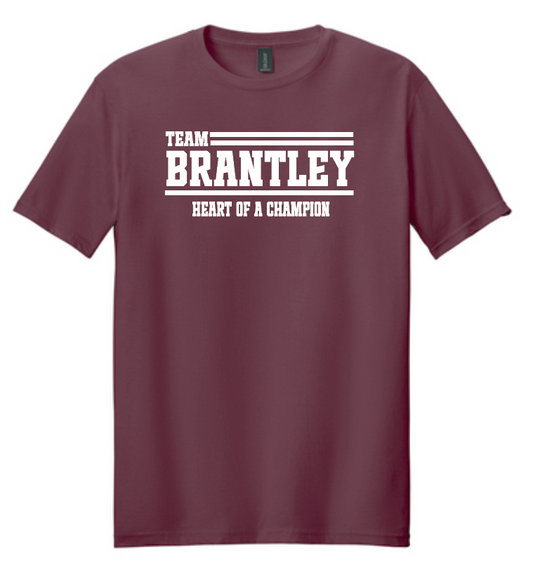 Team Brantley (Option 2) "Team Shirt" Softstyle S/S T-shirt (maroon)