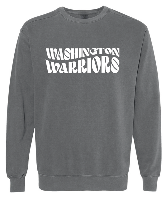 Washington (OK) Elementary "Wavy Warriors" Design Comfort Colors Sweatshirt