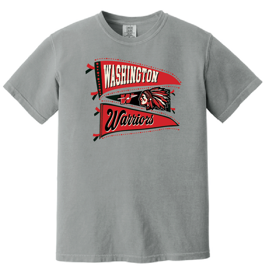Washington (OK) Elementary "Pennants" Design Comfort Colors S/S T-shirt
