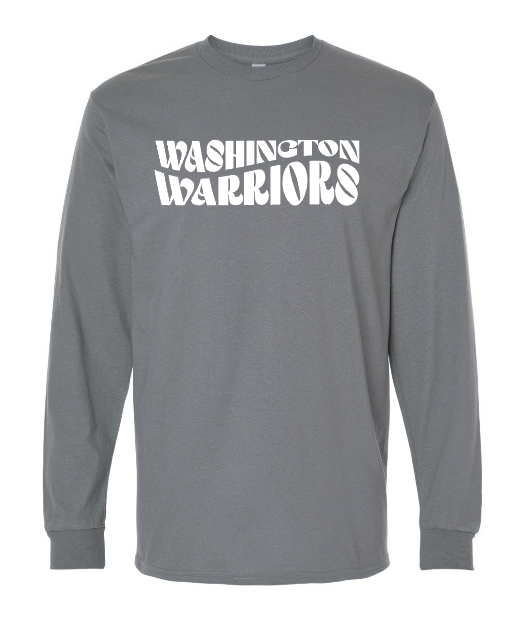 Washington (OK) Elementary "Wavy Warriors" Design Gildan L/S T-shirt