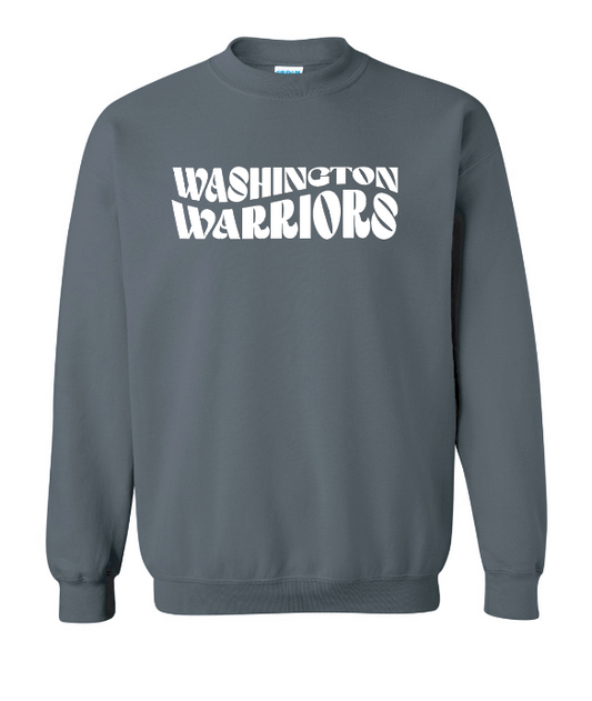 Washington (OK) Elementary "Wavy Warriors" Design Crewneck Sweatshirt