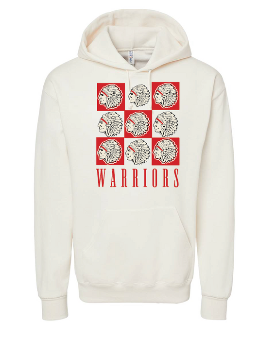 Washington (OK) Elementary "Mascot Checker" Design Hooded Sweatshirt