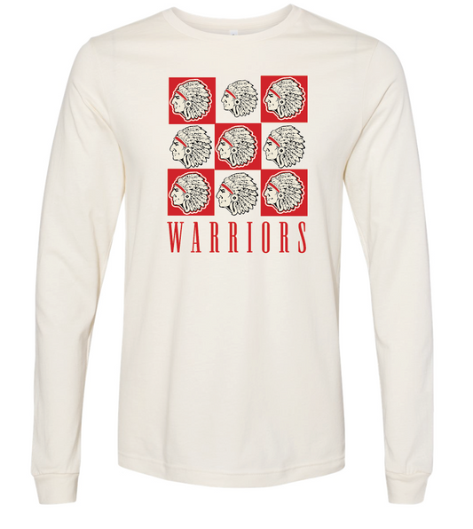 Washington (OK) Elementary "Mascot Checker" Design Gildan L/S T-shirt