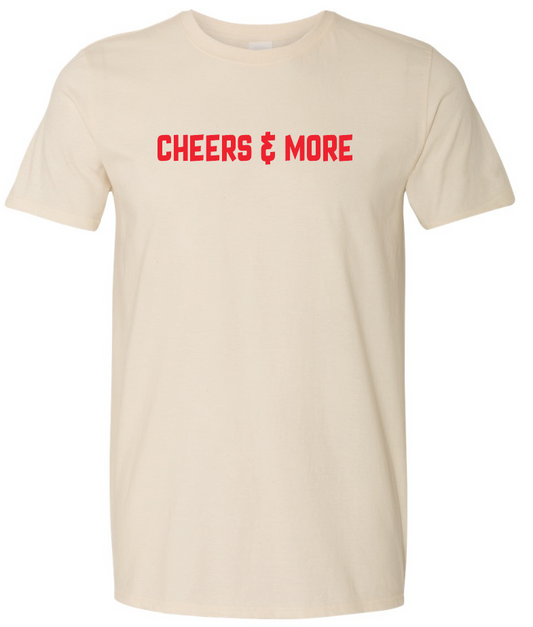 Cheers and More "Team Blocks" Design S/S BellaCanvas T-shirt