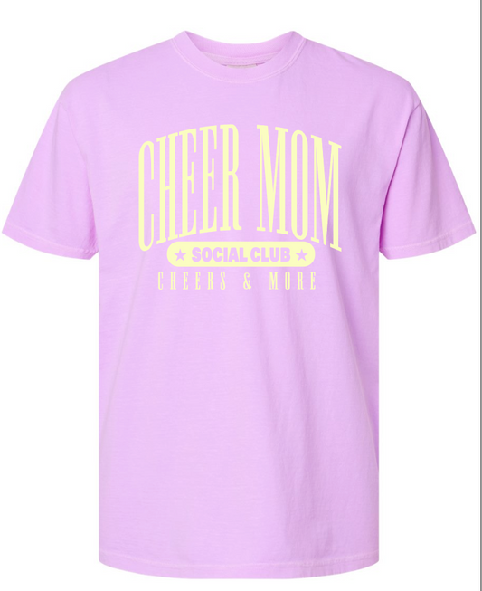 Cheers and More "Mom" Design S/S Comfort Colors T-shirt
