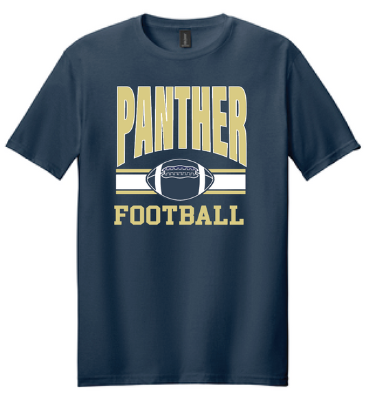 Highland West Cheer "Panther Football" Design S/S T-shirt