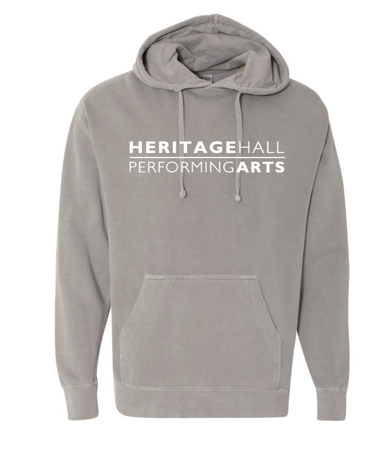 Heritage Hall Performing Arts "Logo" Design Hooded Sweatshirt (grey) (adult)
